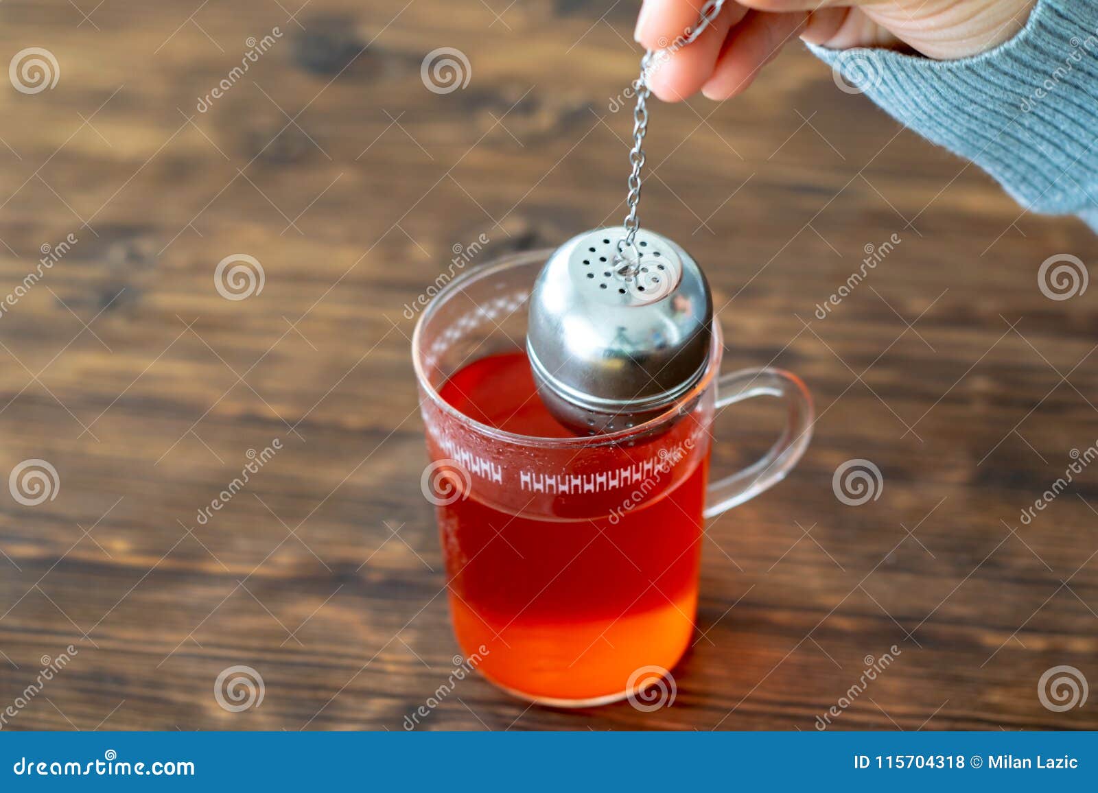Make a fruit tea stock photo. Image of teacup, refreshing 115704318
