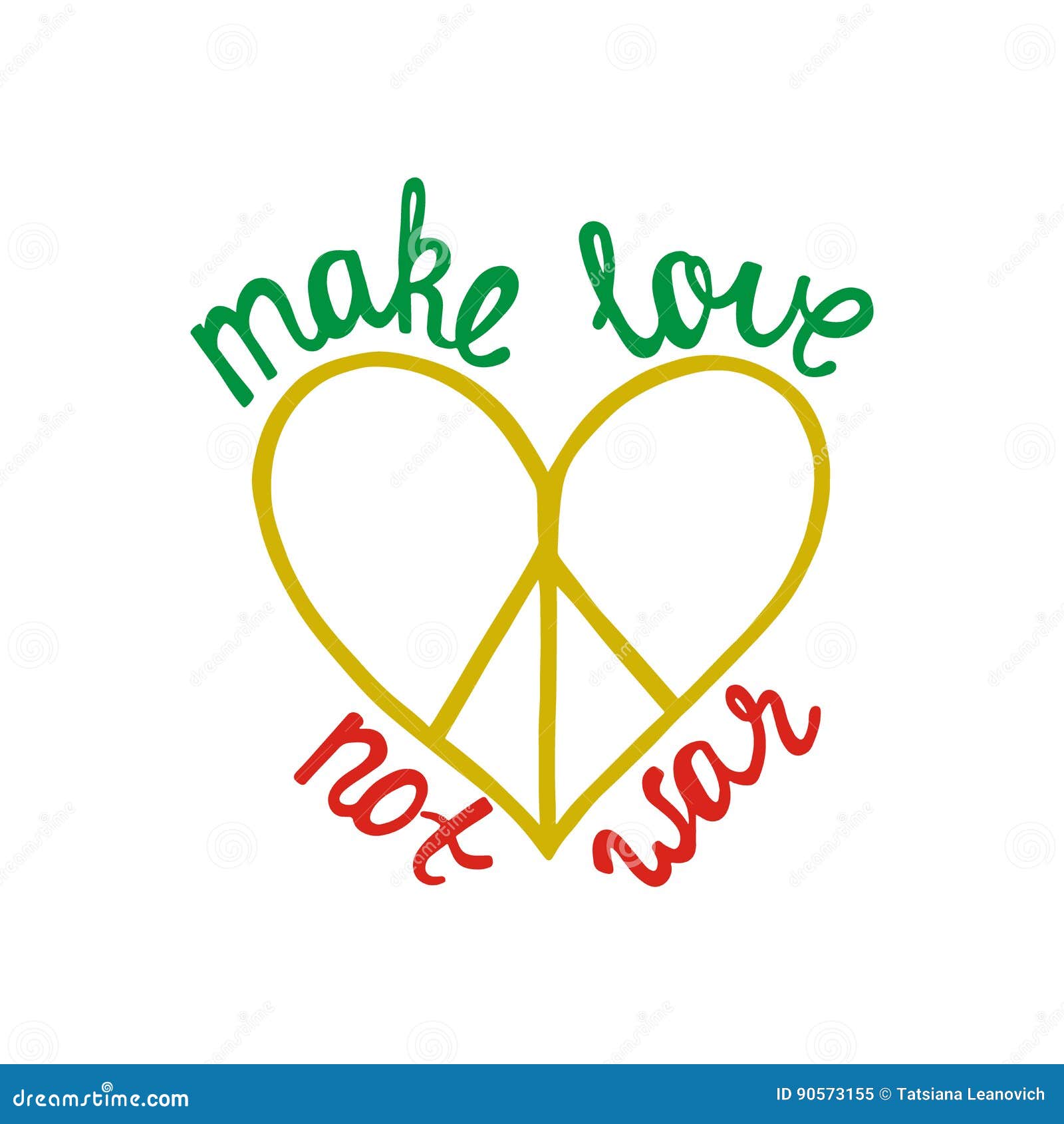 Make Love Not War Inspirational Quote About Peace Stock Vector Illustration Of Greeting Happy Make Love Not War Inspirational Quote About Peace Stock Vector Illustration Of Greeting Happy