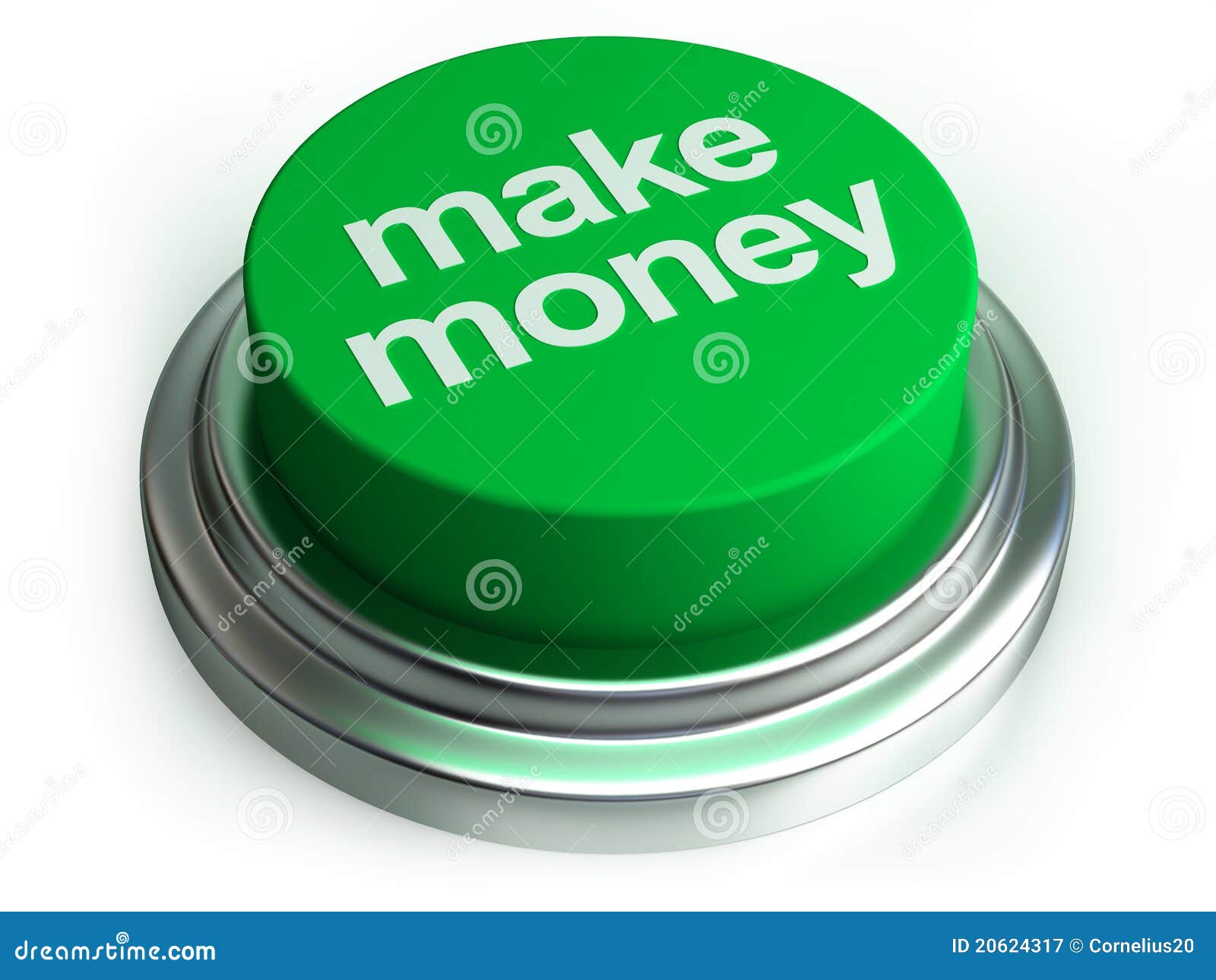 Make Money Button Royalty Free Stock Photography - Image ...