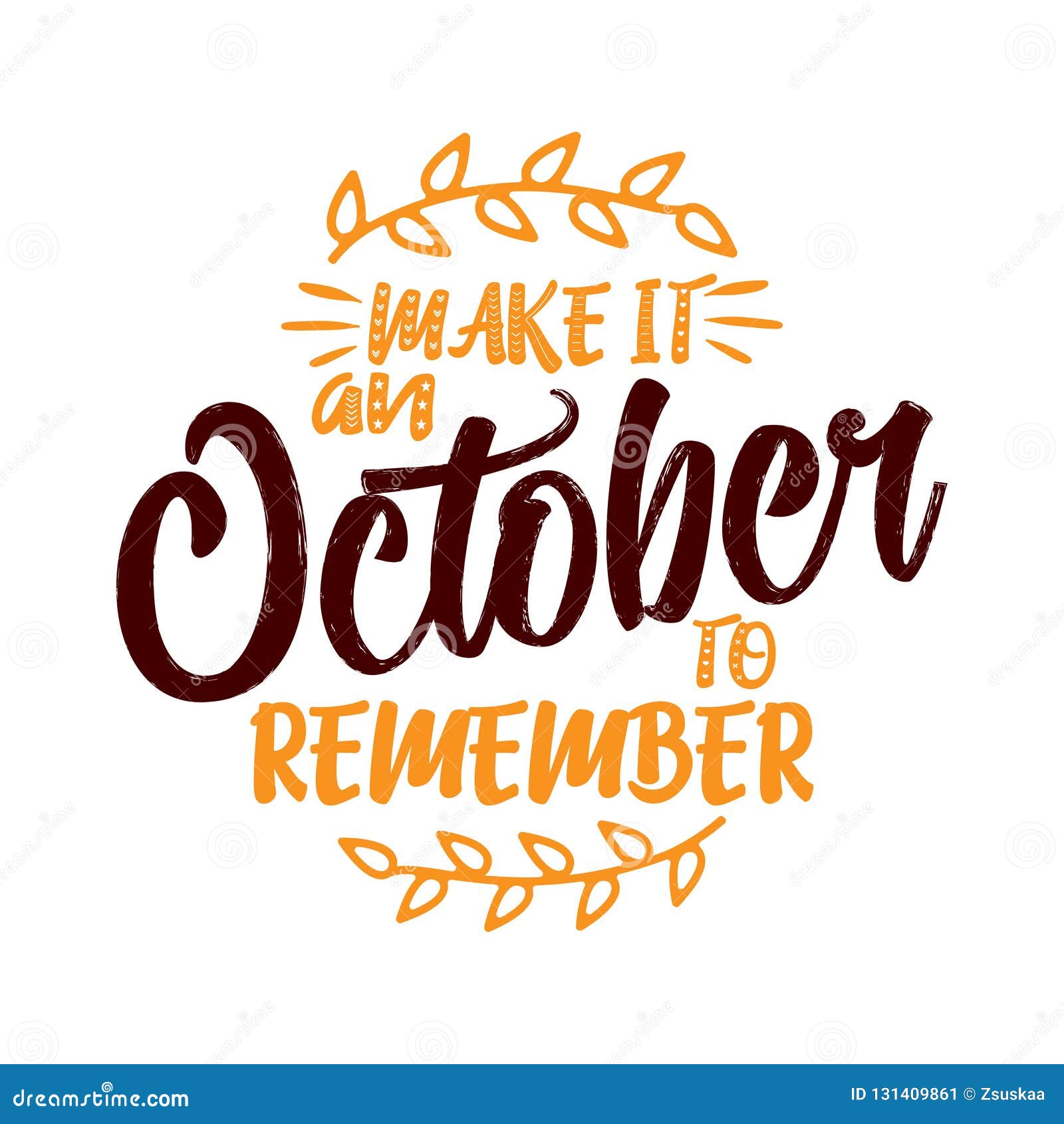 make it an october to remember