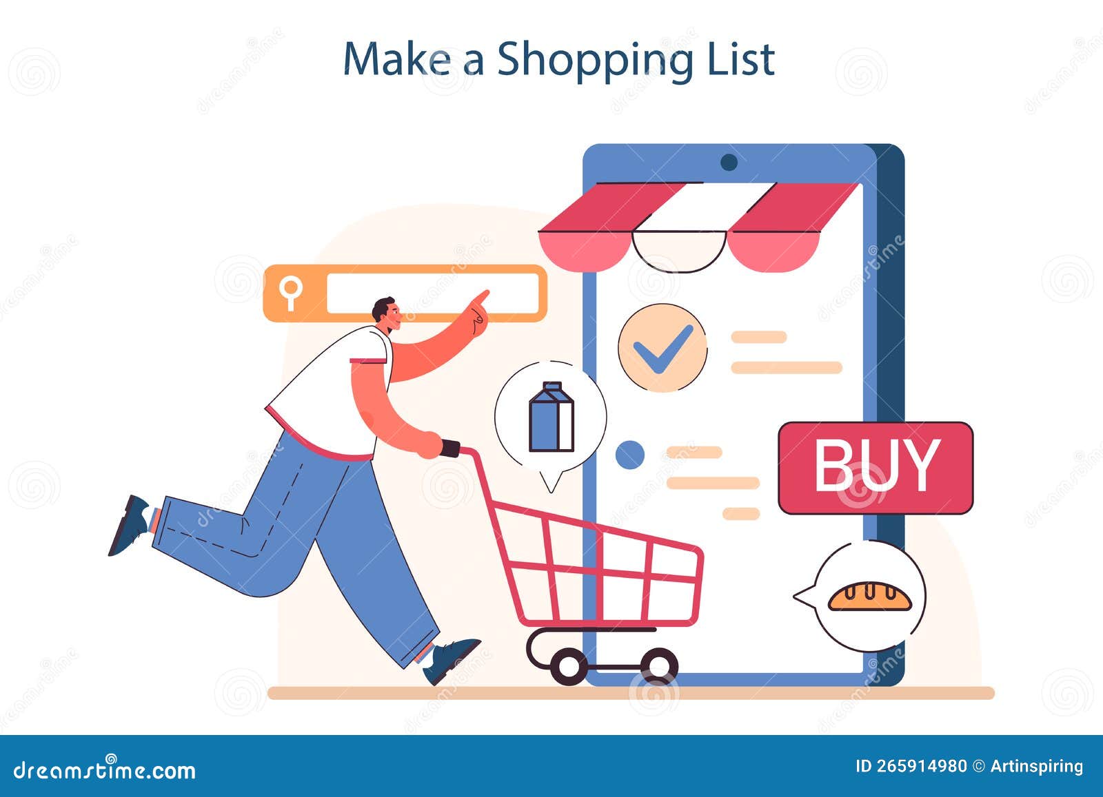 make shopping list to decrease your spendings. risk management