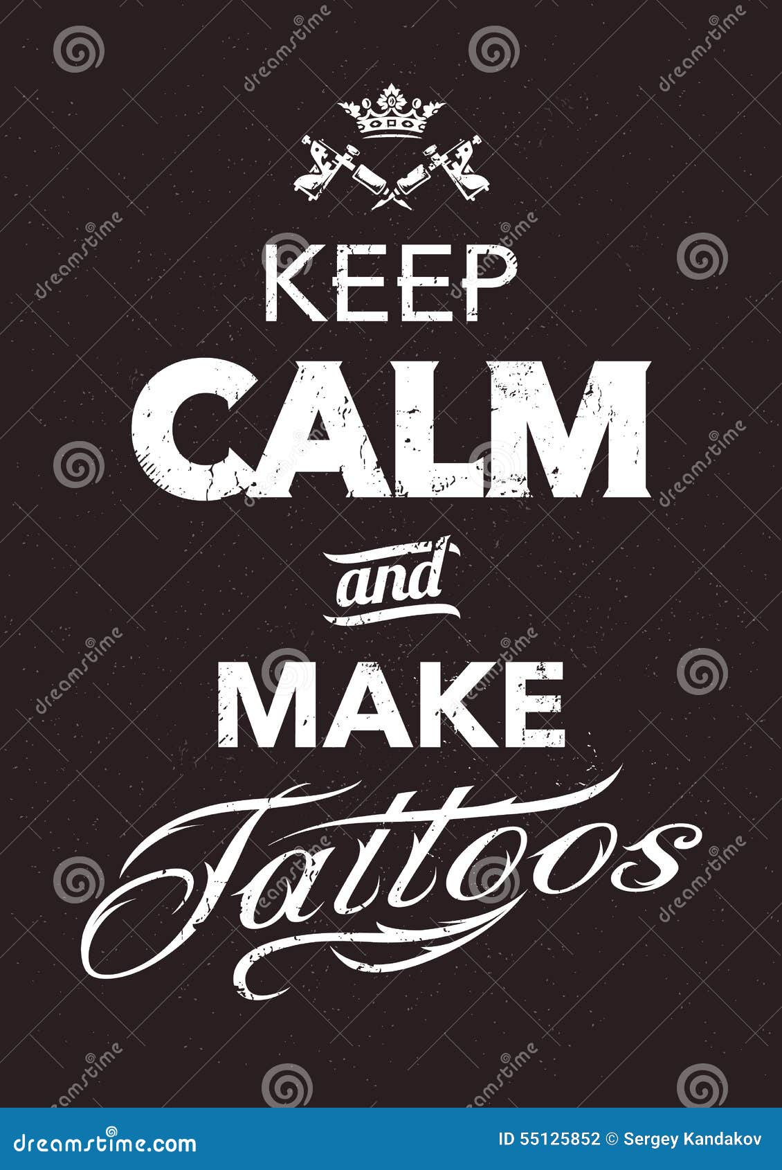 Make Tattoo Typography stock vector. Illustration of weathered - 55125852 Make Tattoo Typography stock vector. Illustration of weathered - 55125852