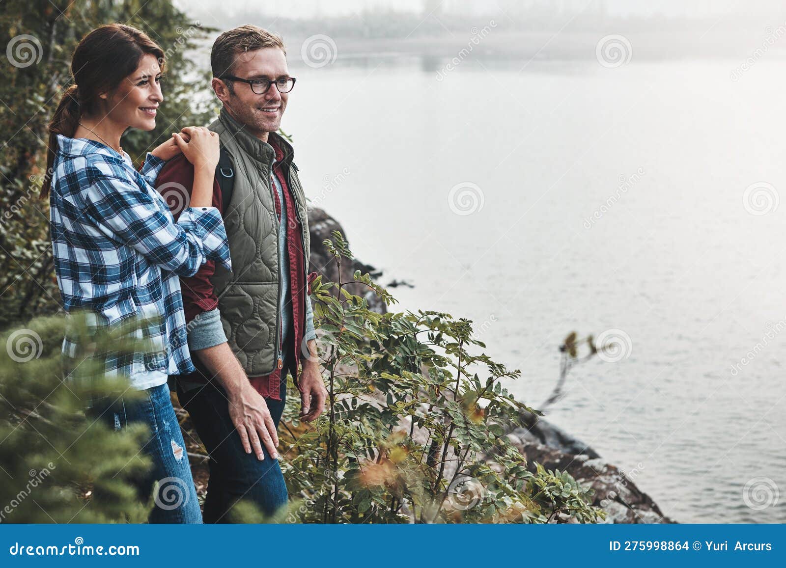 We Make Time To Explore the Unseen. a Young Couple Exploring Nature