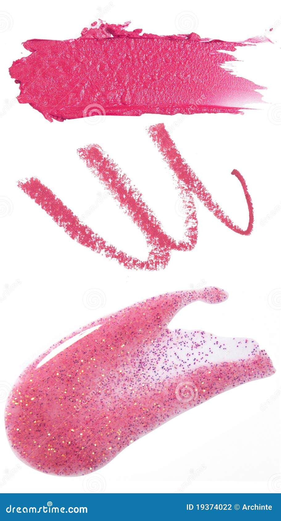 Make up smears stock photo. Image of liquid, isolated 19374022