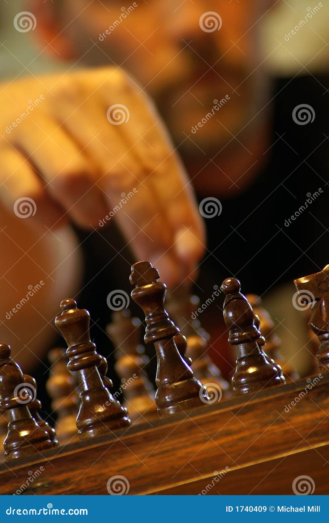 Child Thinking about Next Move Stock Image - Image of move, battle: 34909255