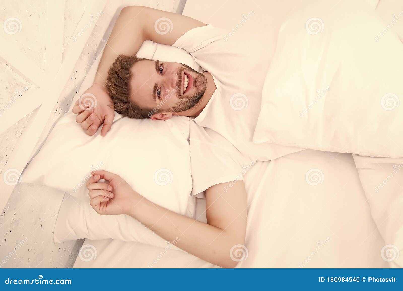 Make Your Sleeping Environment Comfortable. Carefree Single Male ...