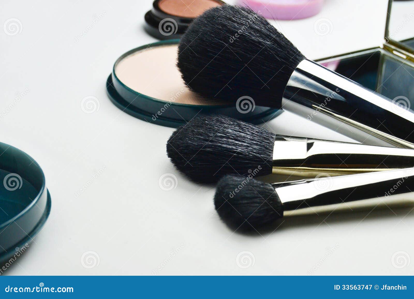 Makeup accessories stock image. Image of foundation, application 33563747