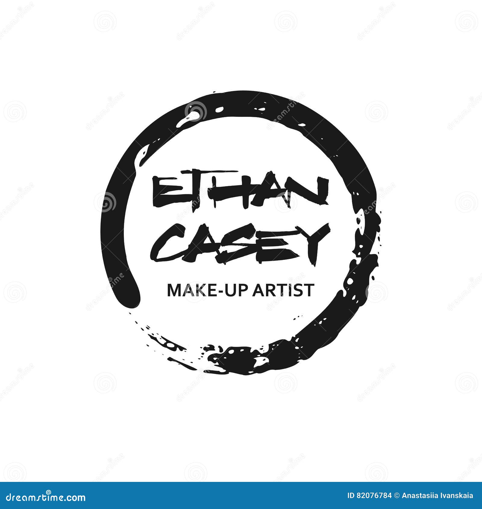 Makeup Artist Design Logo Template Stock Vector Illustration Of Logo Design