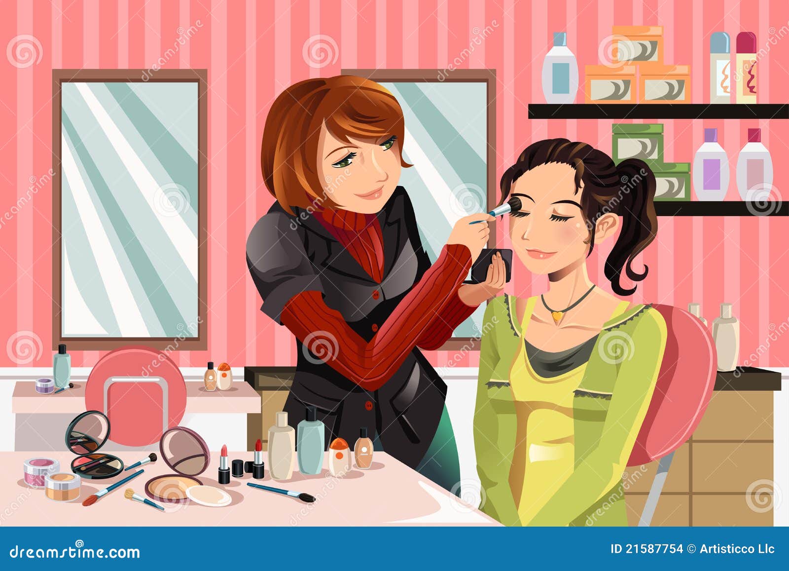 Makeup Artist Stock Illustrations – 14,147 Makeup Artist Stock  Illustrations, Vectors & Clipart - Dreamstime