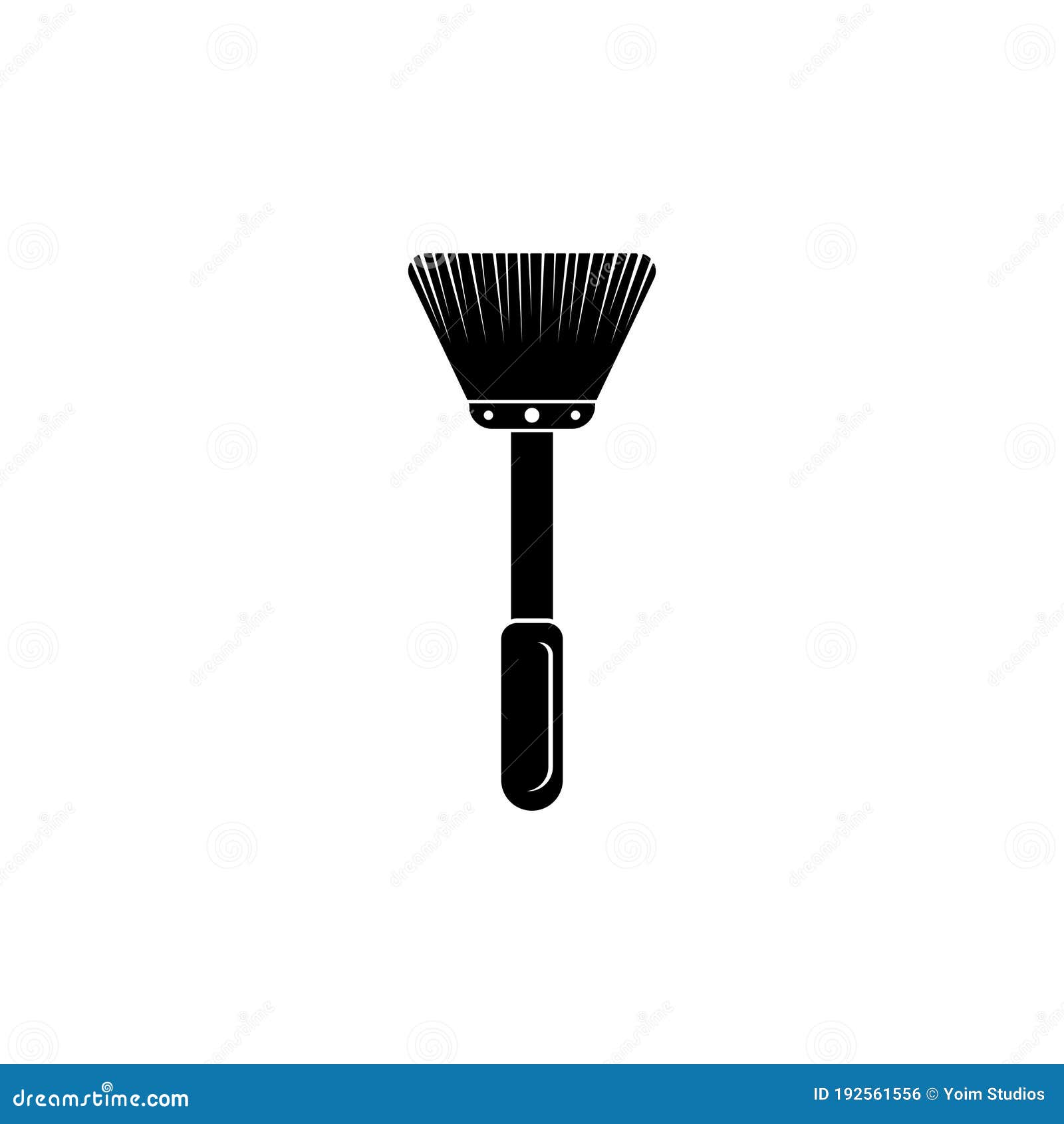 Makeup Brushes Vector Logo Icon Design Template Illustration Stock