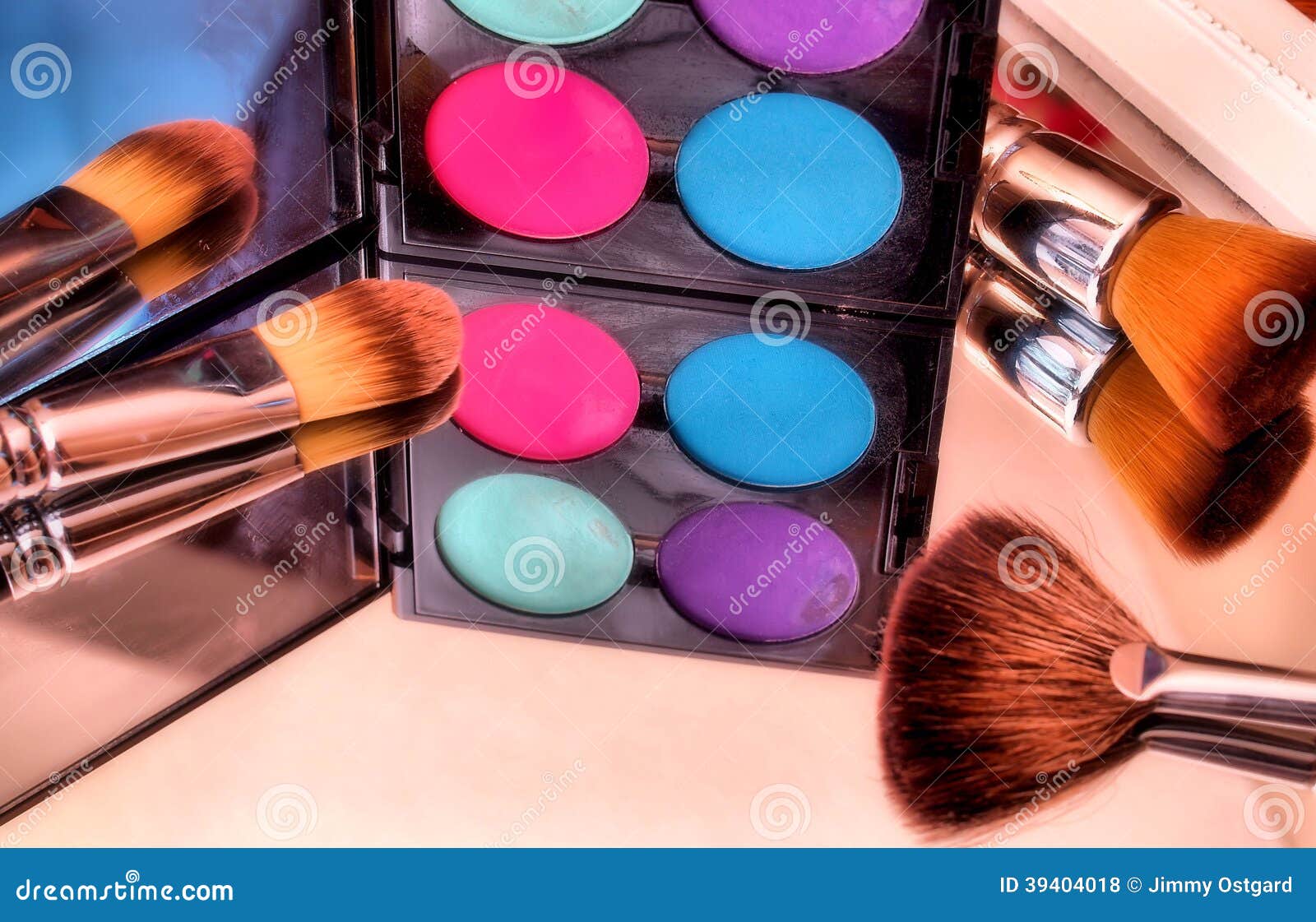 Makeup color Palette stock photo. Image of cosmetics 39404018