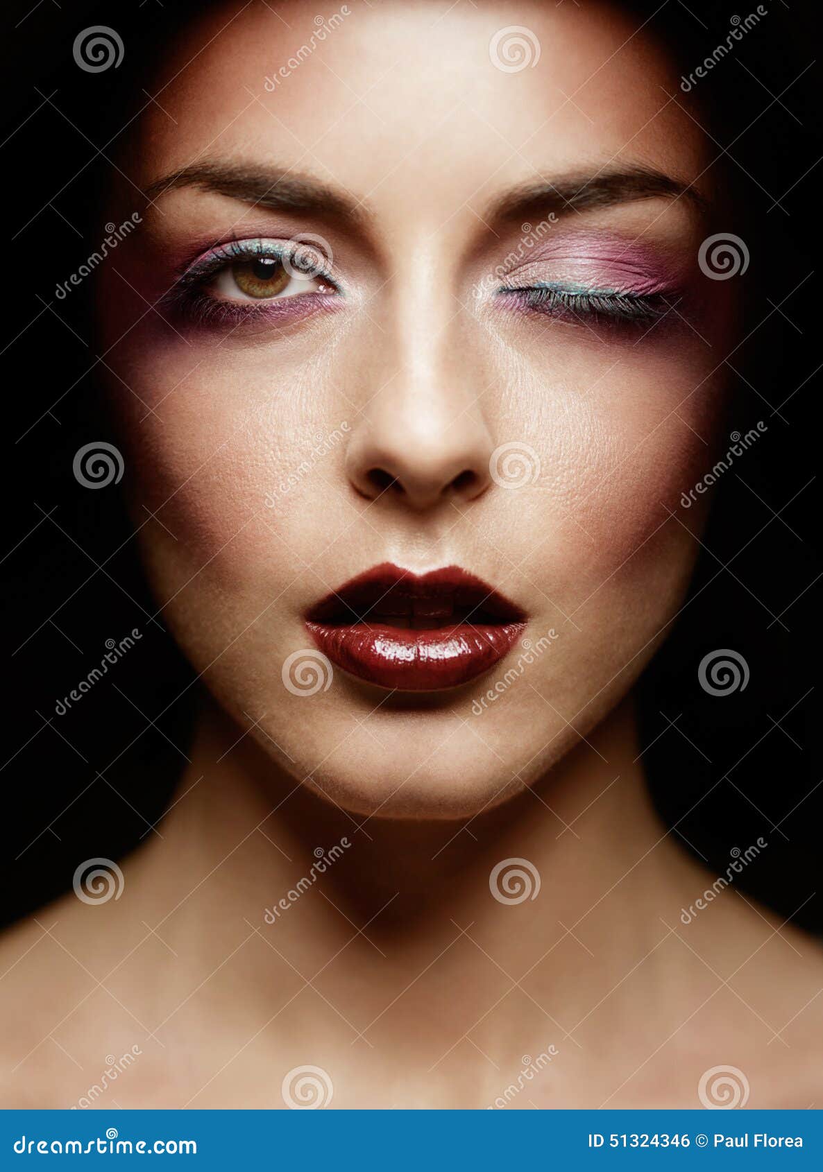 Makeup fashion face chart stock photo. Image of delight - 51324346