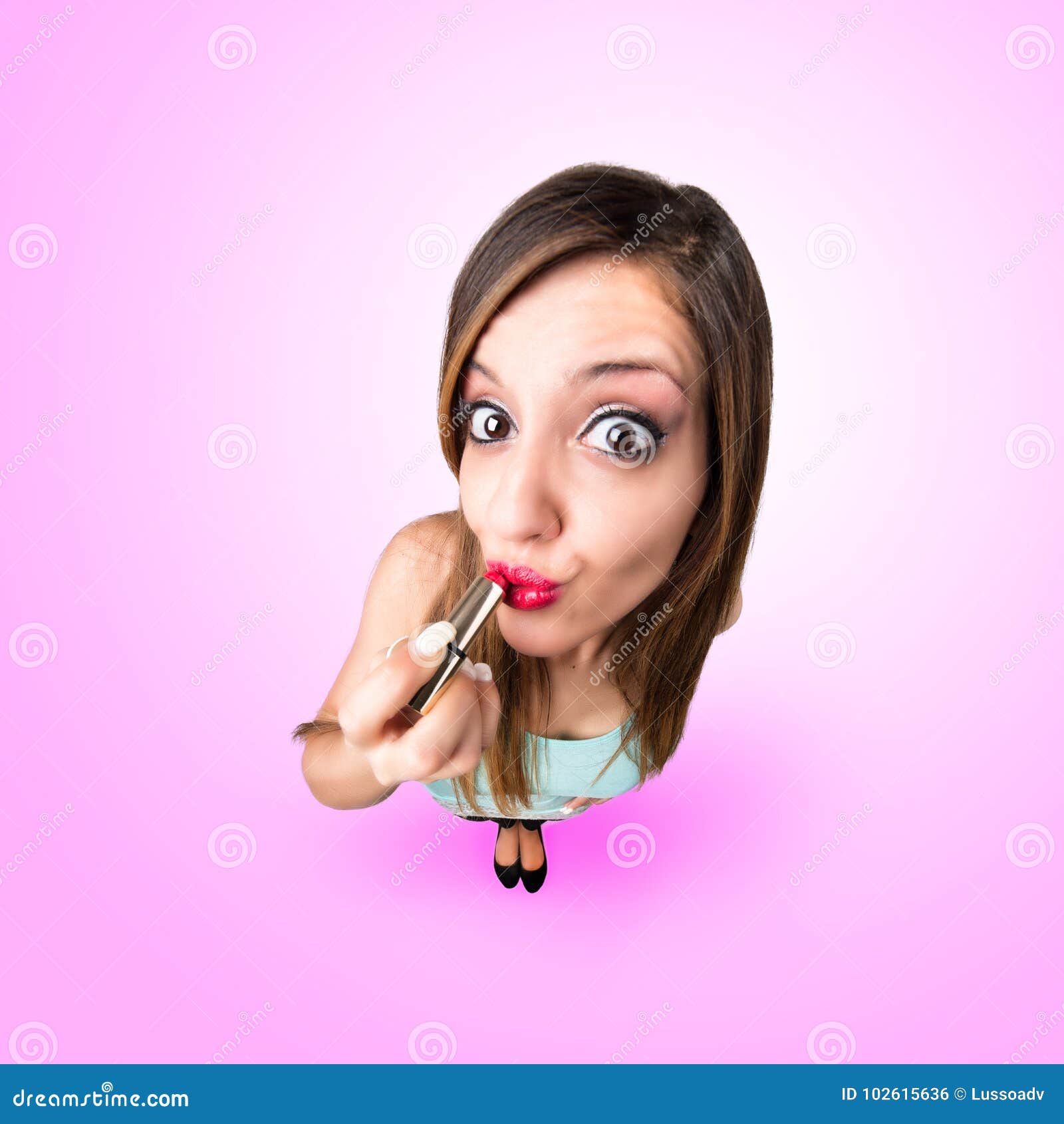 Makeup Funny Girl Putting Lipstick Stock Photo - Image of fashion, pretty: 102615636 Makeup Funny Girl Putting Lipstick Stock Photo - Image of fashion, pretty: 102615636