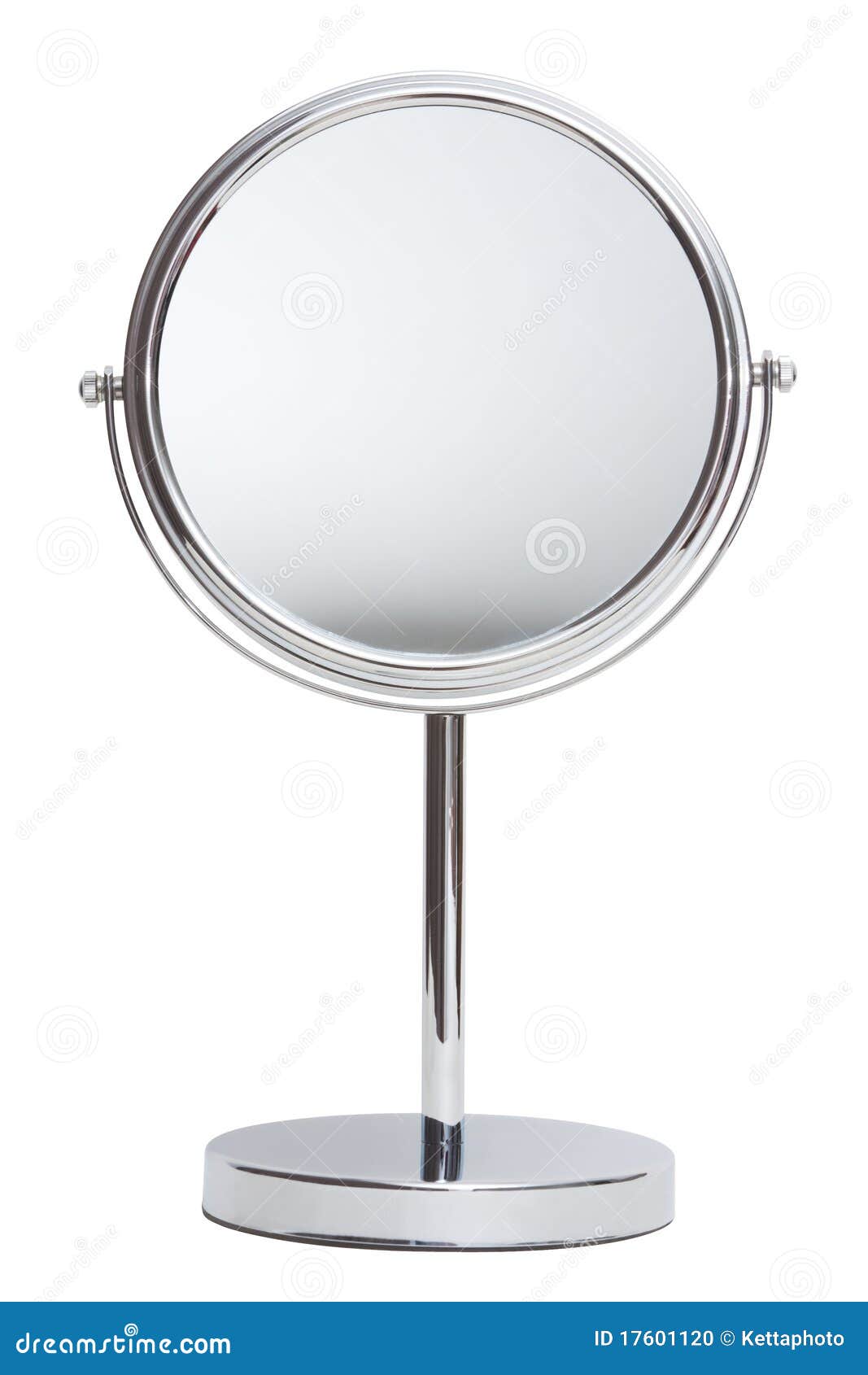 Makeup mirror stock photo. Image of penumbra, steel, isolated 17601120