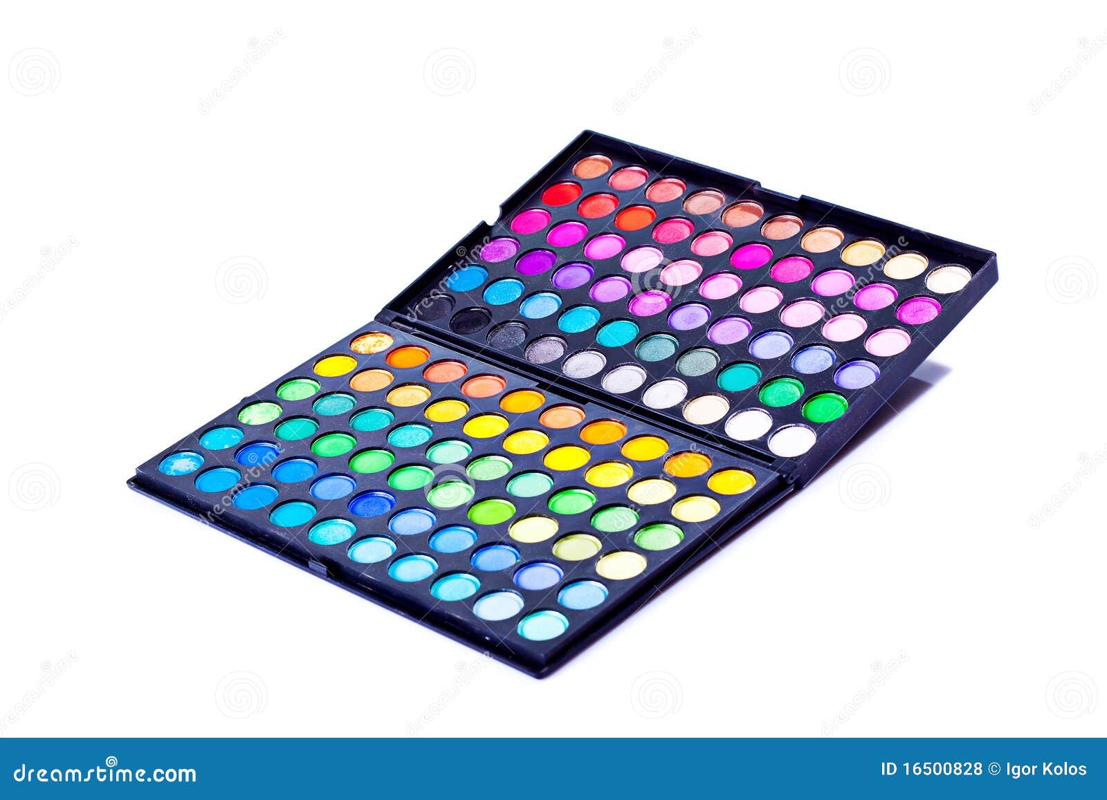 Makeup palette stock photo. Image of macro, eyeshadow 16500828