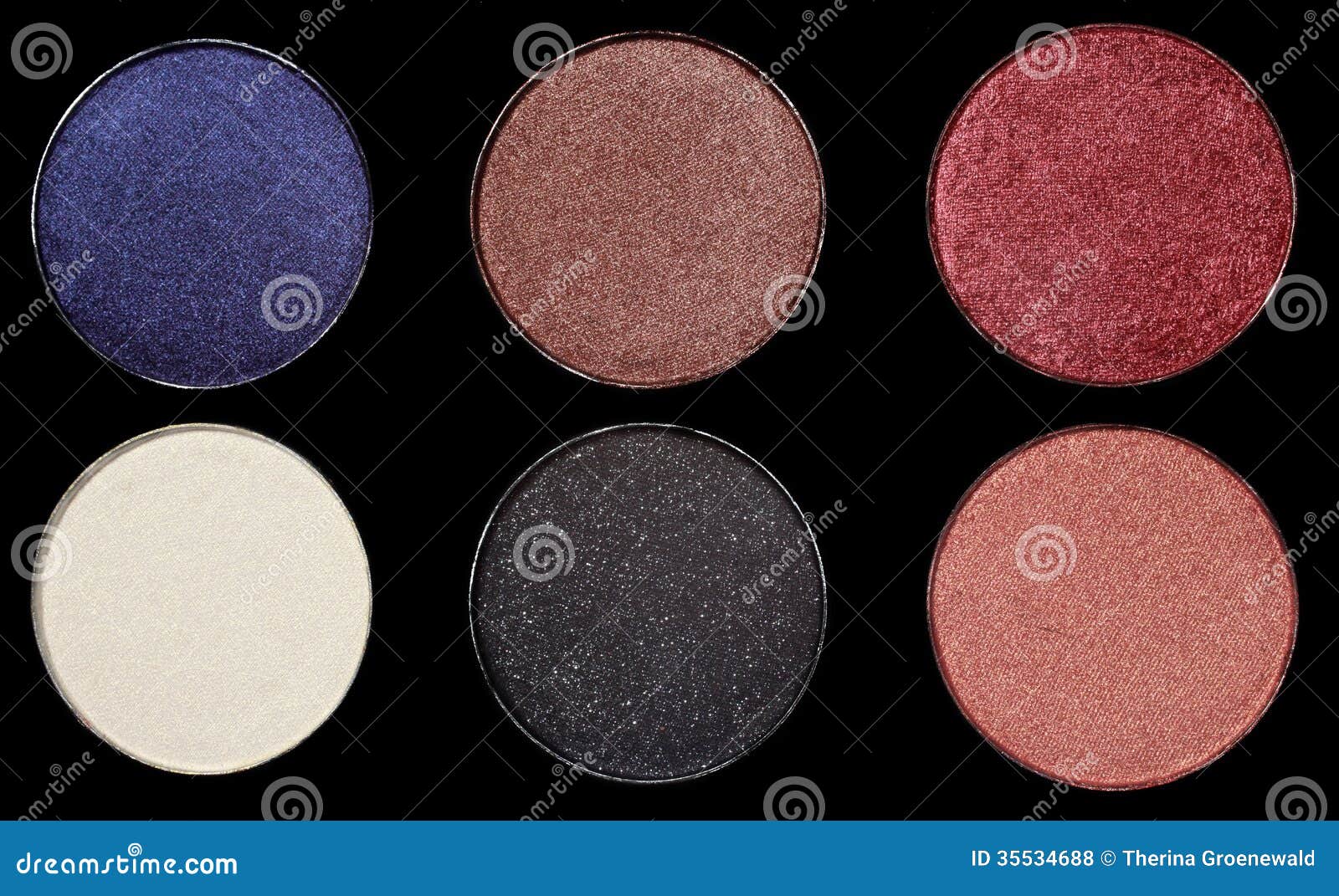 Makeup palette stock photo. Image of cosmetics, isolated 35534688