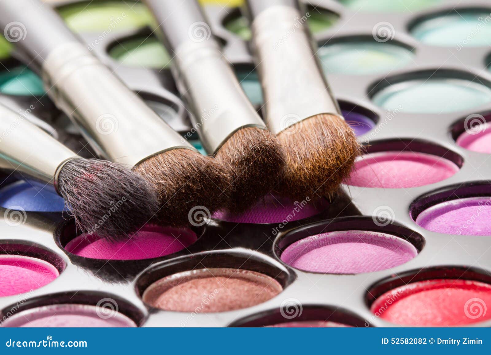 Makeup set stock photo. Image of care, cosmetic, brush 52582082