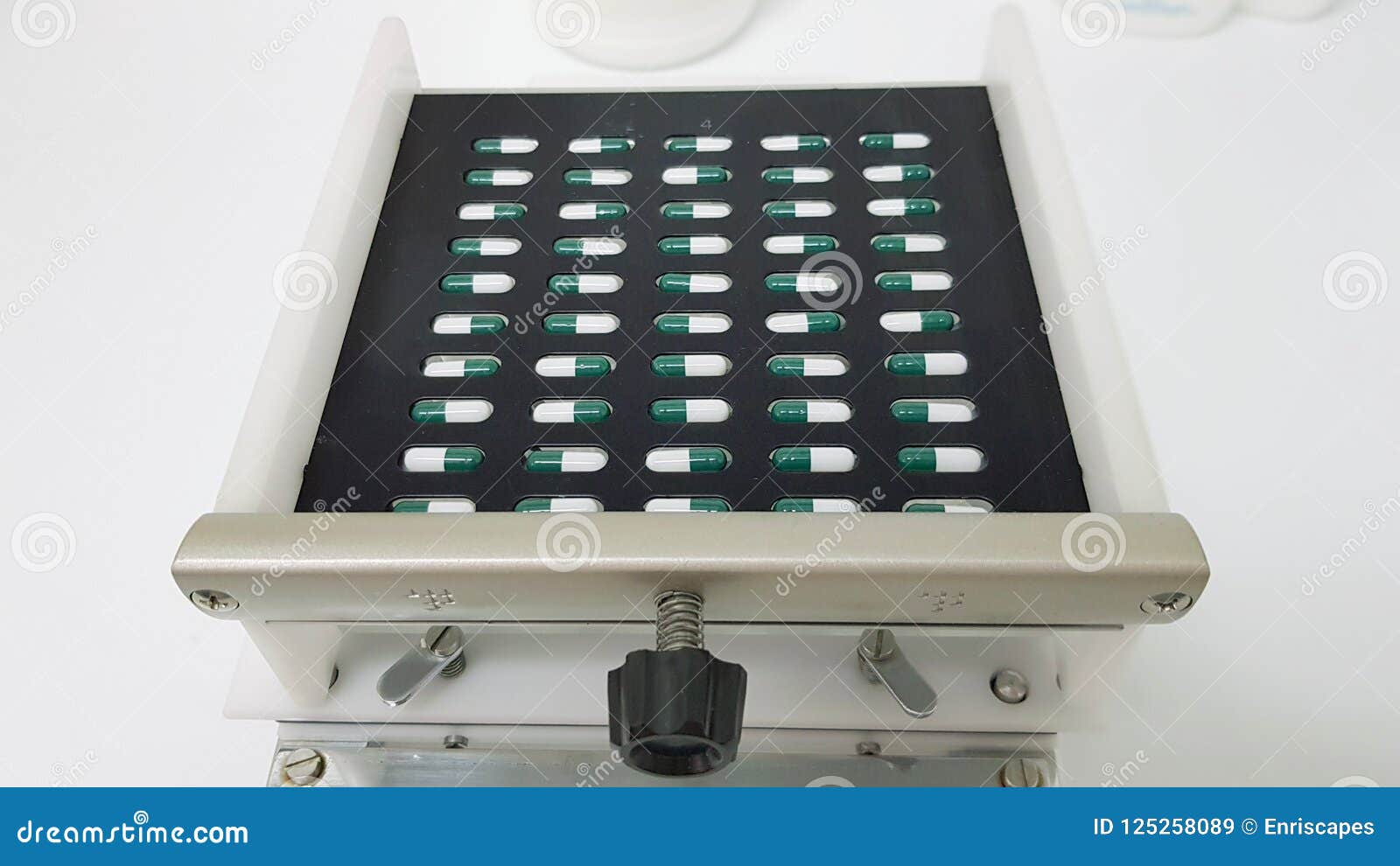 Making capsules macro view stock image. Image of preparations 125258089