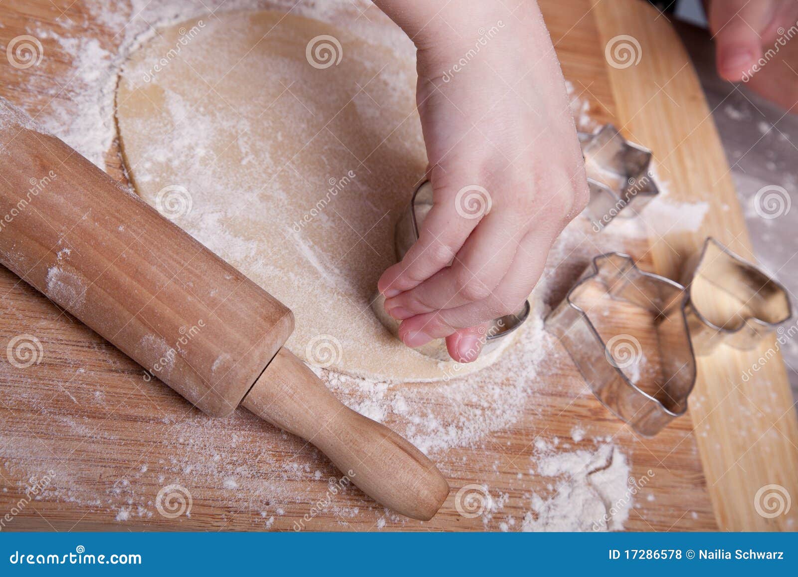 Making Christmas Cookies stock photo. Image of baking - 17286578