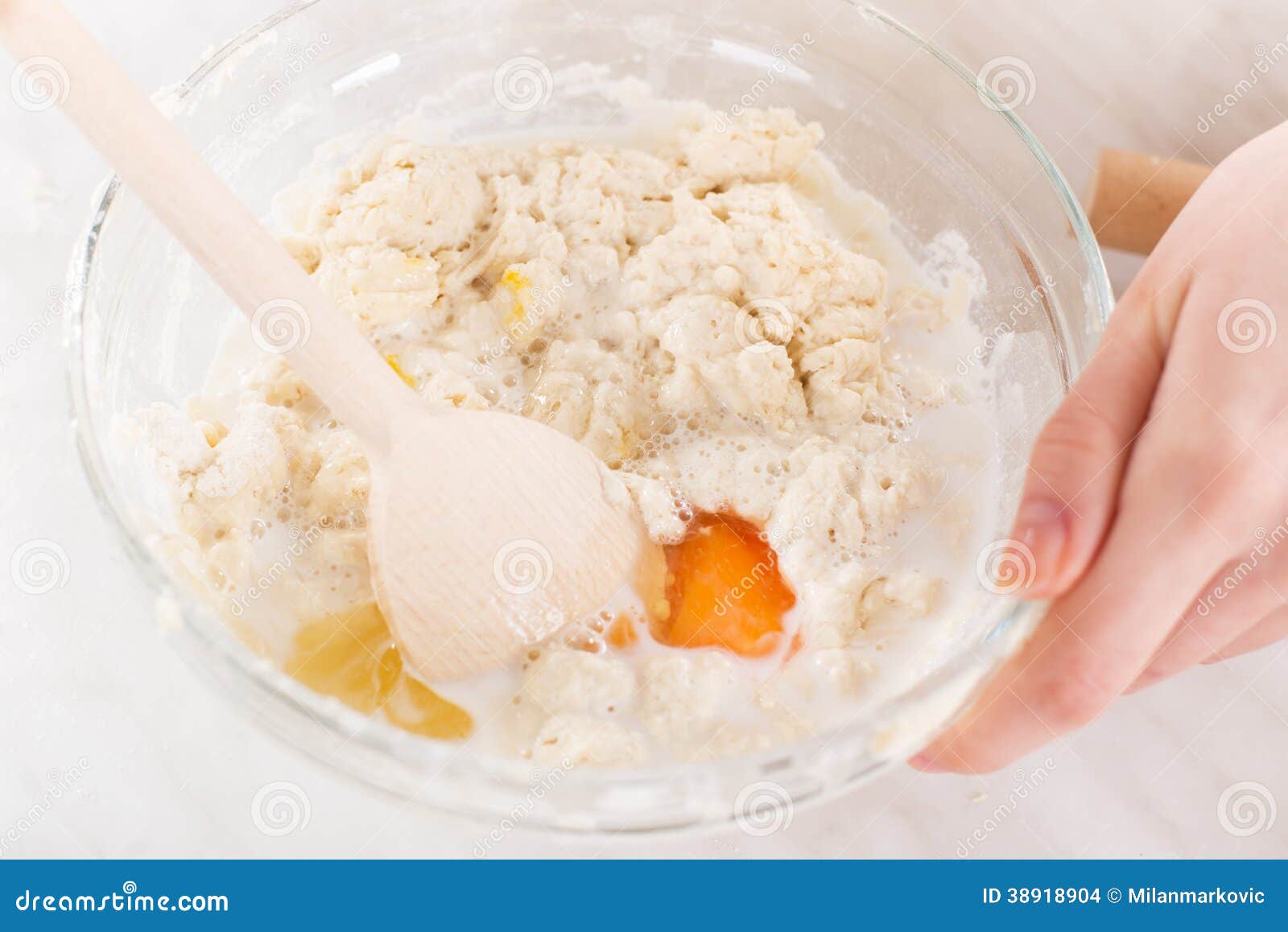 Making dough stock photo. Image of closeup, bread, food 38918904