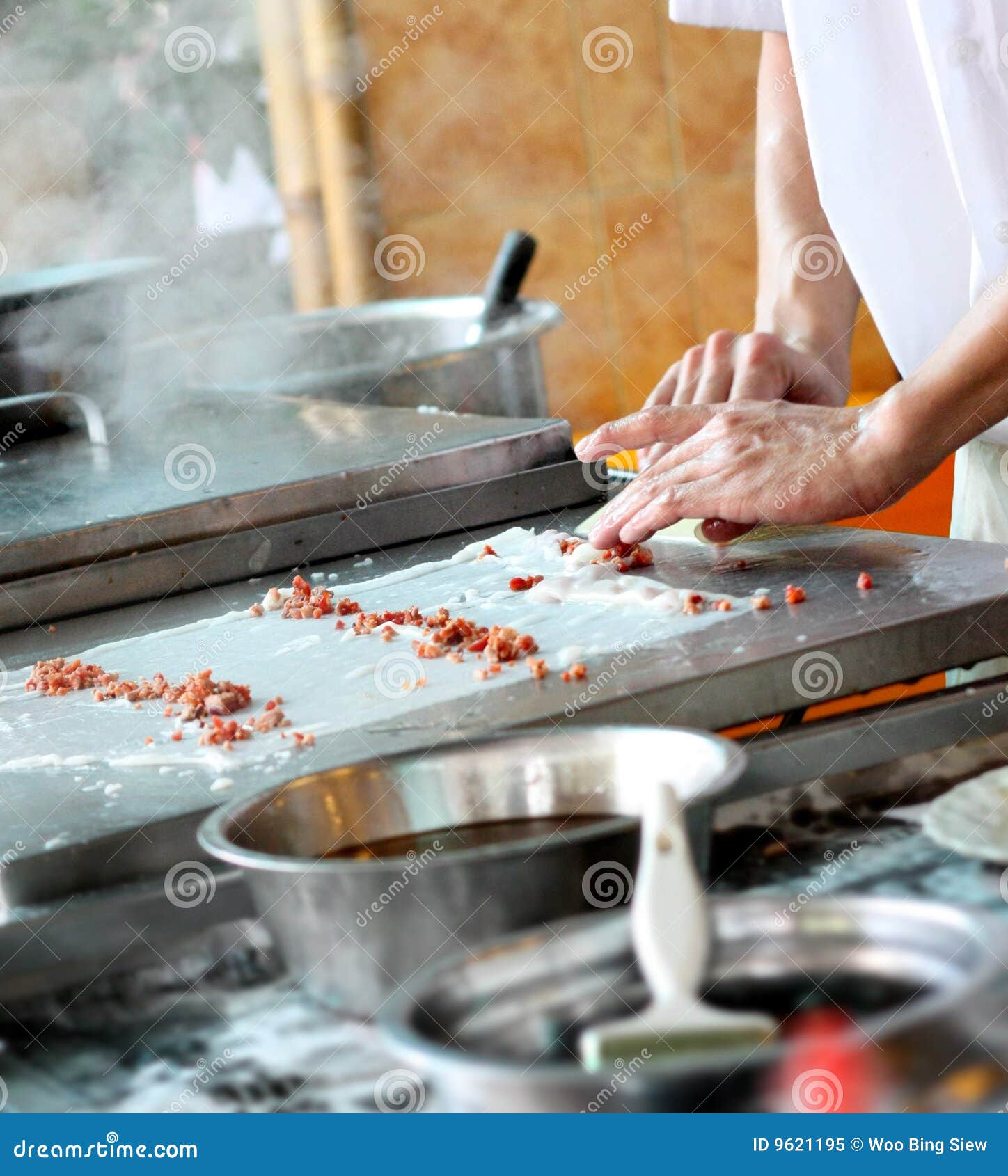 making dumpling