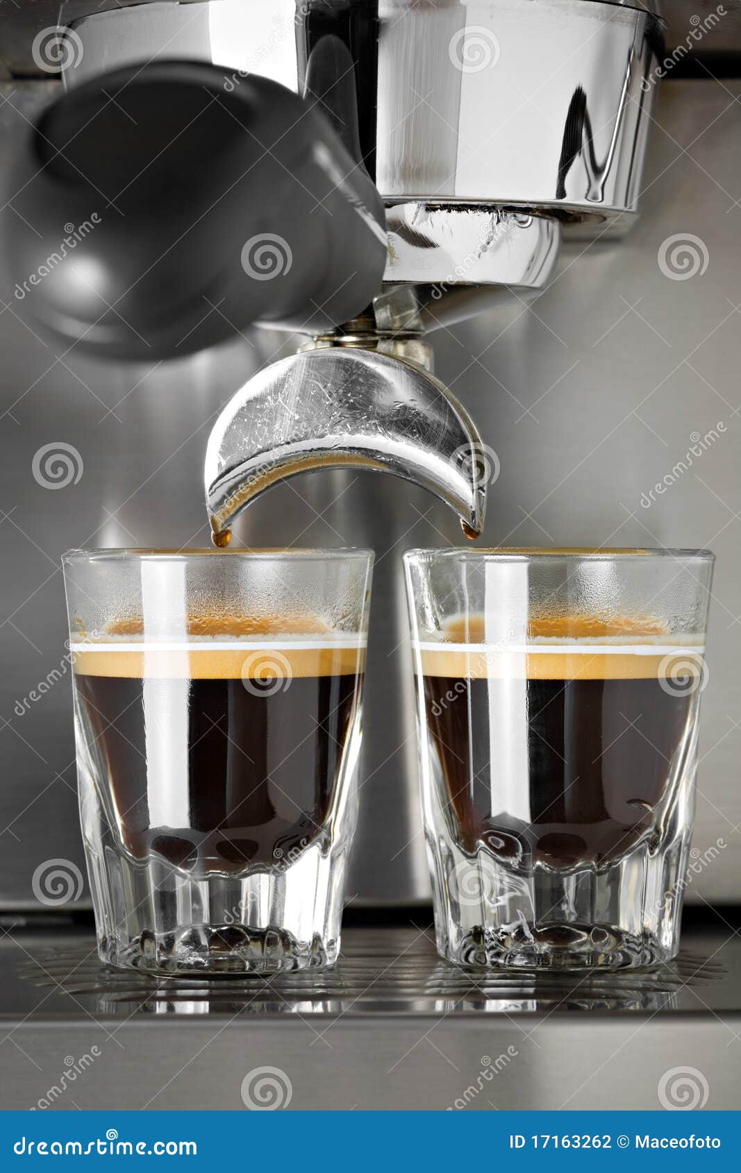 making espresso