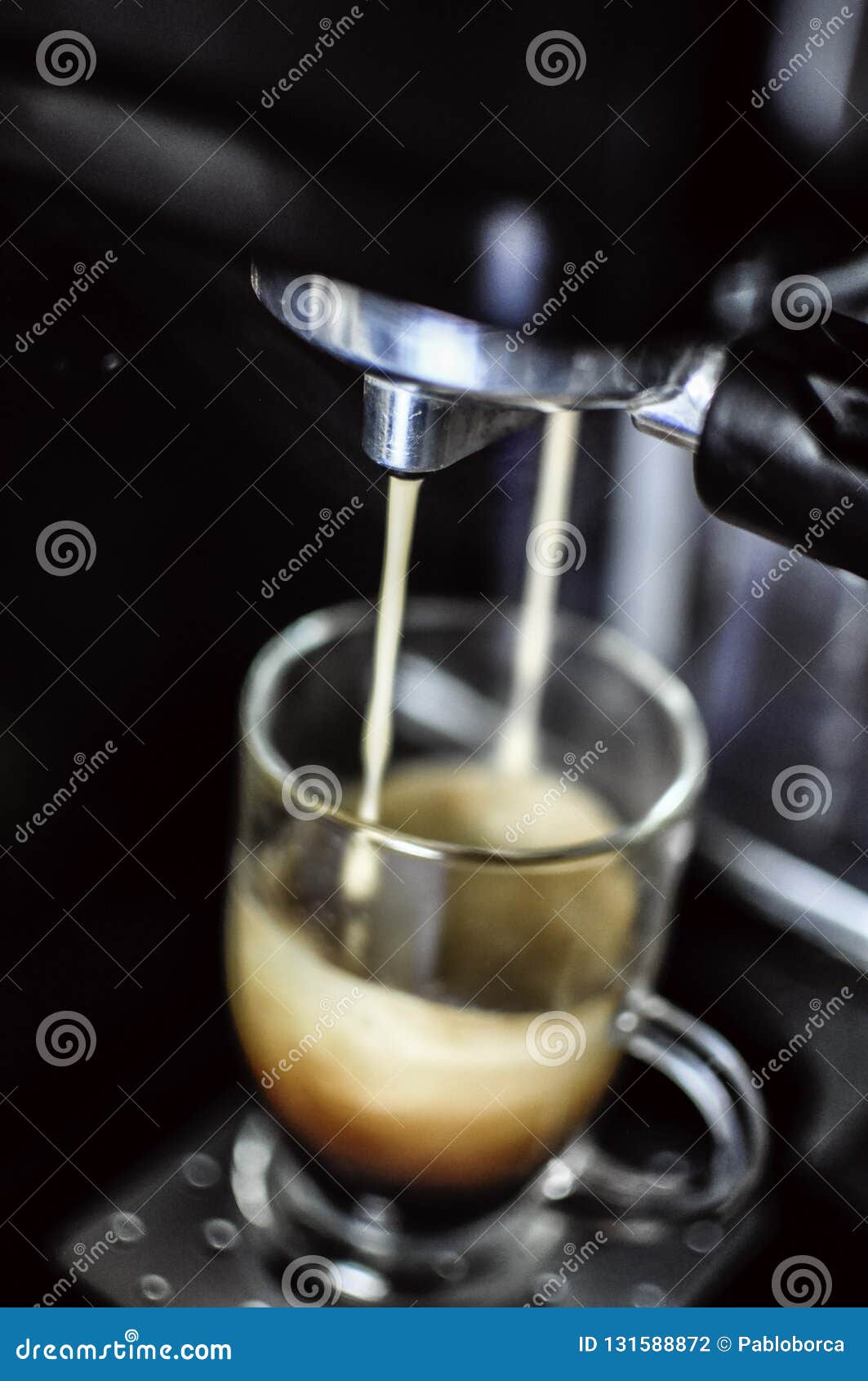 making espresso coffee machine