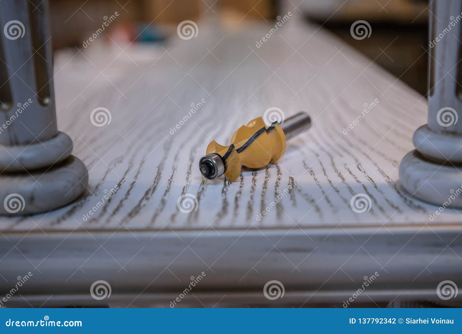 Making Furniture From Wood Work Carpenter Carpentry Tools Stock