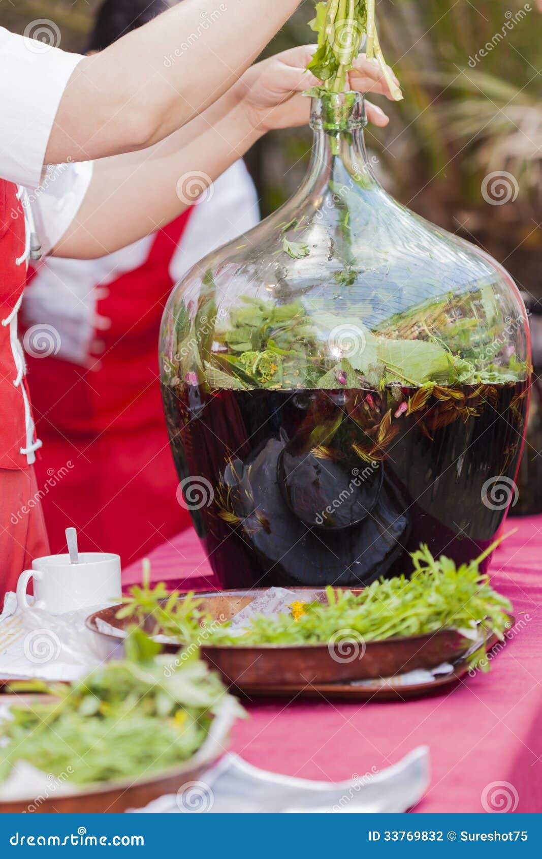Making herbal liqueur stock photo. Image of munich, oktoberfest 33769832