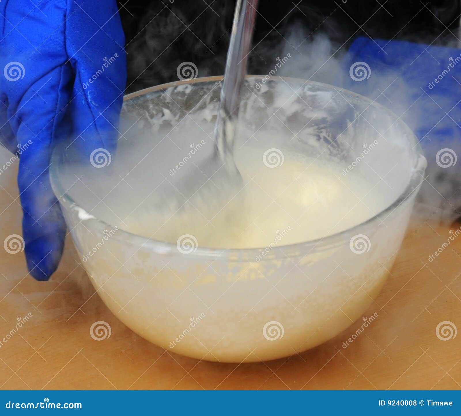 Making Ice Cream with Liquid Nitrogen Stock Photo Image of cold