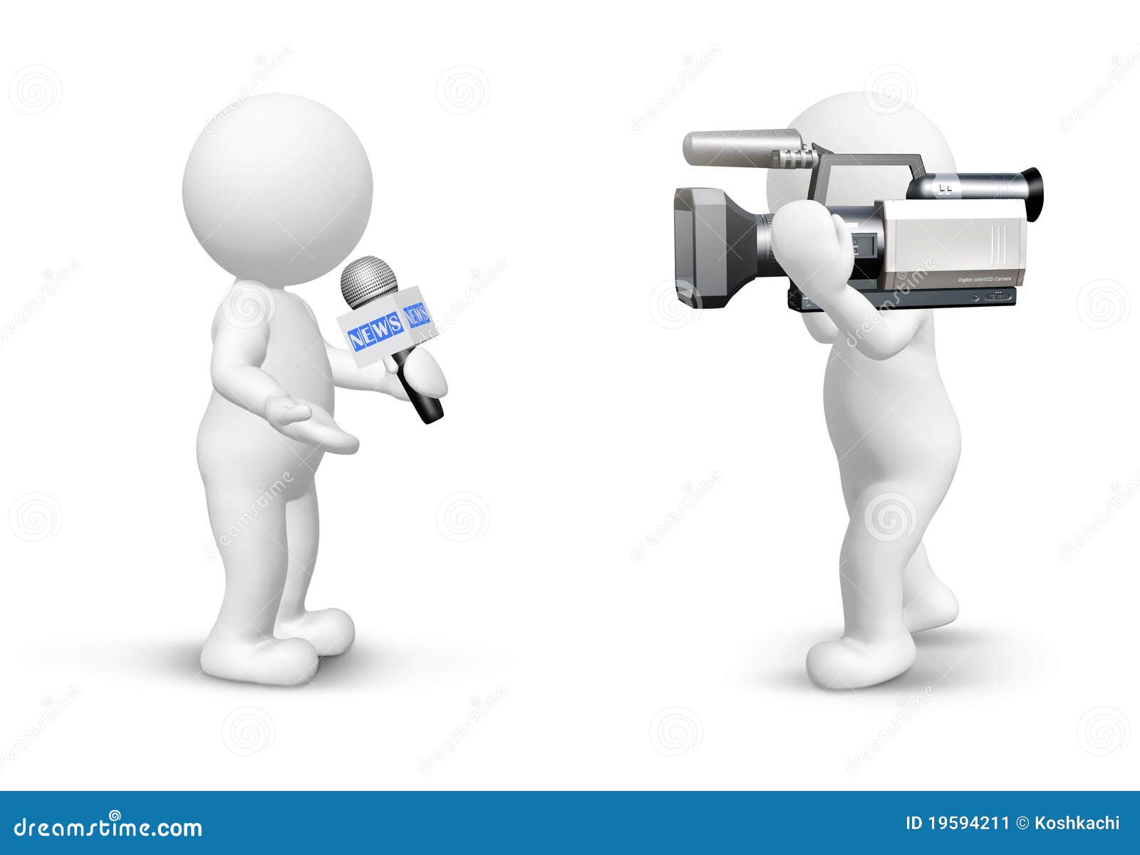 Making news stock illustration Illustration of news 19594211