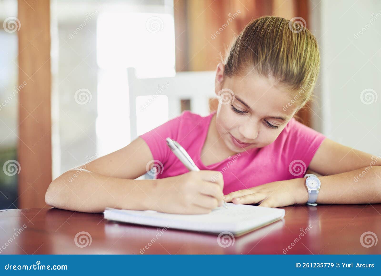 Making A Note Of Things Portrait Of A Young Girl Writing In A Book At making-a-note-of-things-portrait-of-a-young-girl-writing-in-a-book-at