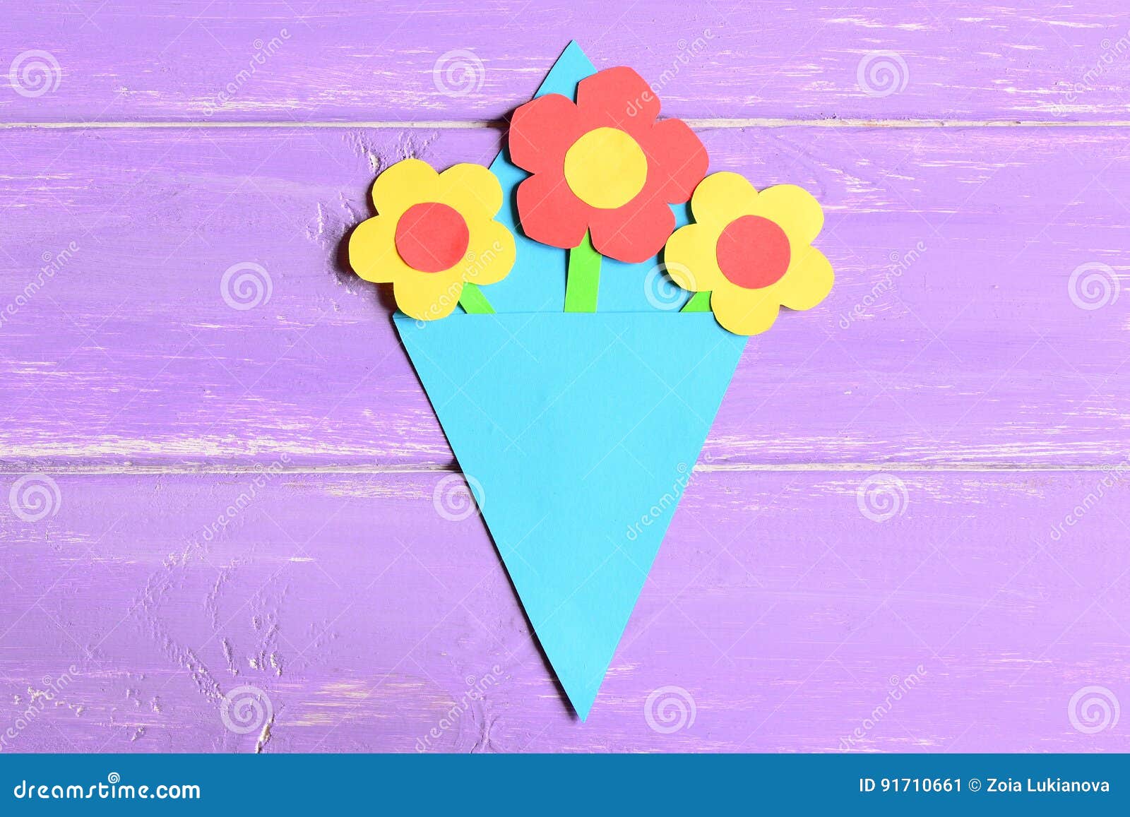 download making paper flowers crafts for mothers day or birthday step preschool