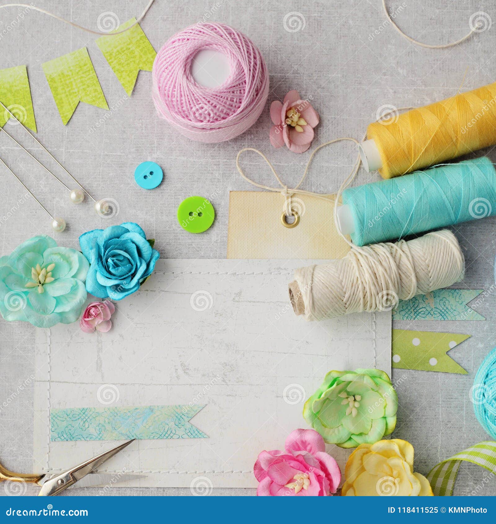 Scrapbook materials stock image. Image of papers, elements 118411525