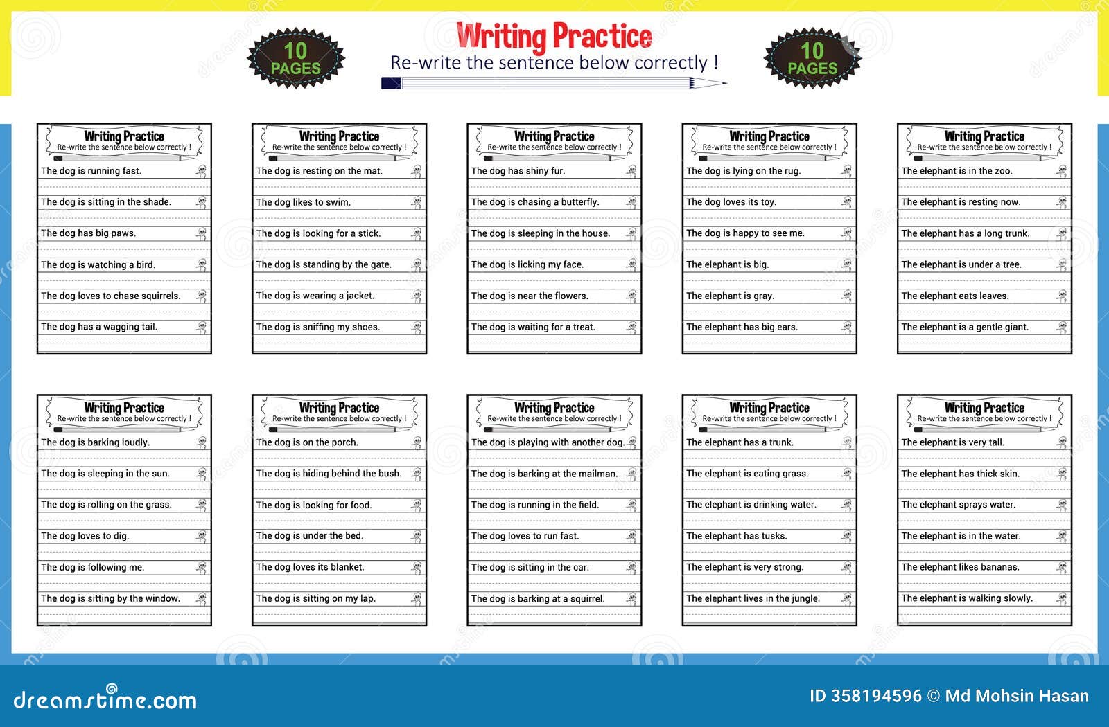 making-sentence-vector-worksheet-for-children-activity-cartoondealer