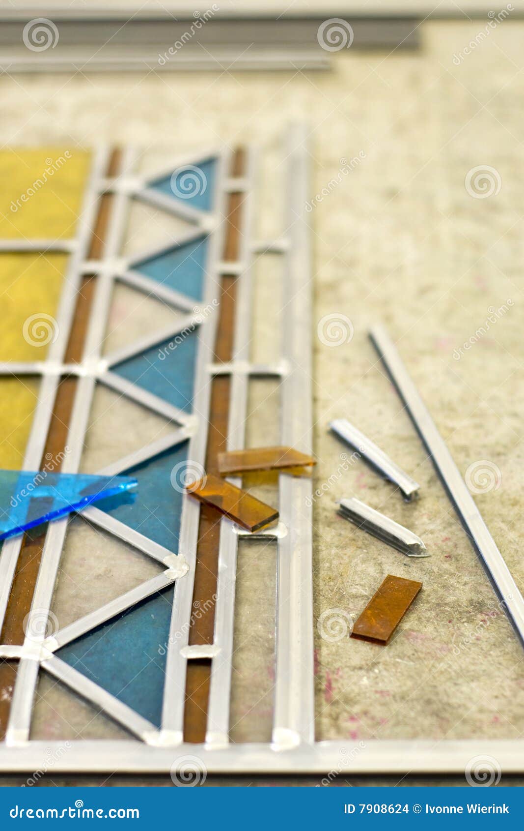 Making stained glass stock photo. Image of craftmanship 7908624