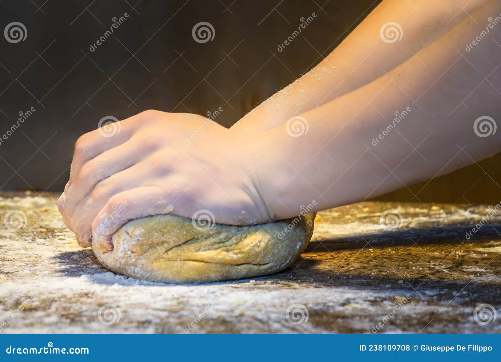 Making Tagliatelle Pasta by Hand in Italy Stock Photo Image of