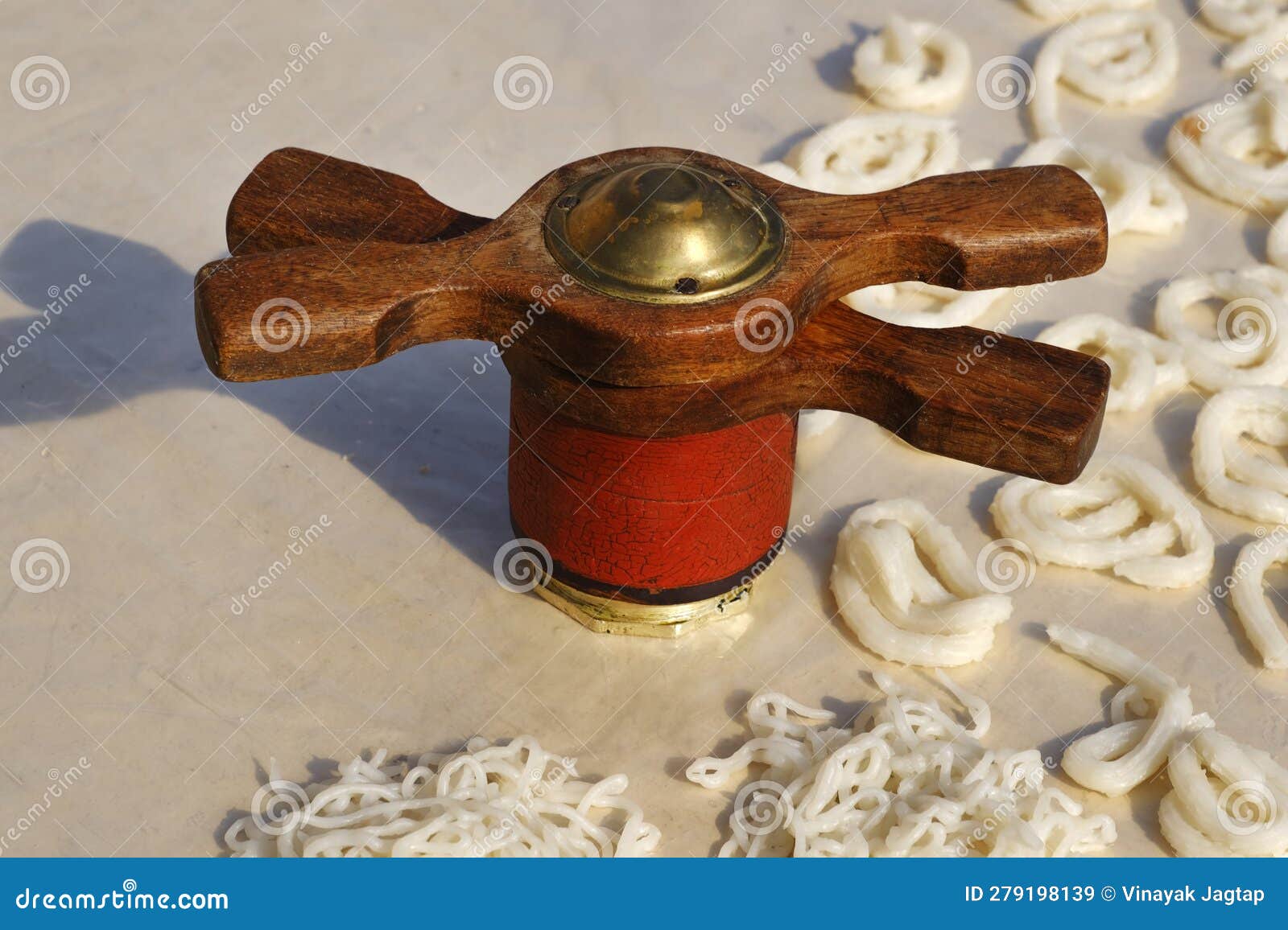wheat kurdai or kurawadi produced at home in india using only regional and traditional techniques in maharashtra, india