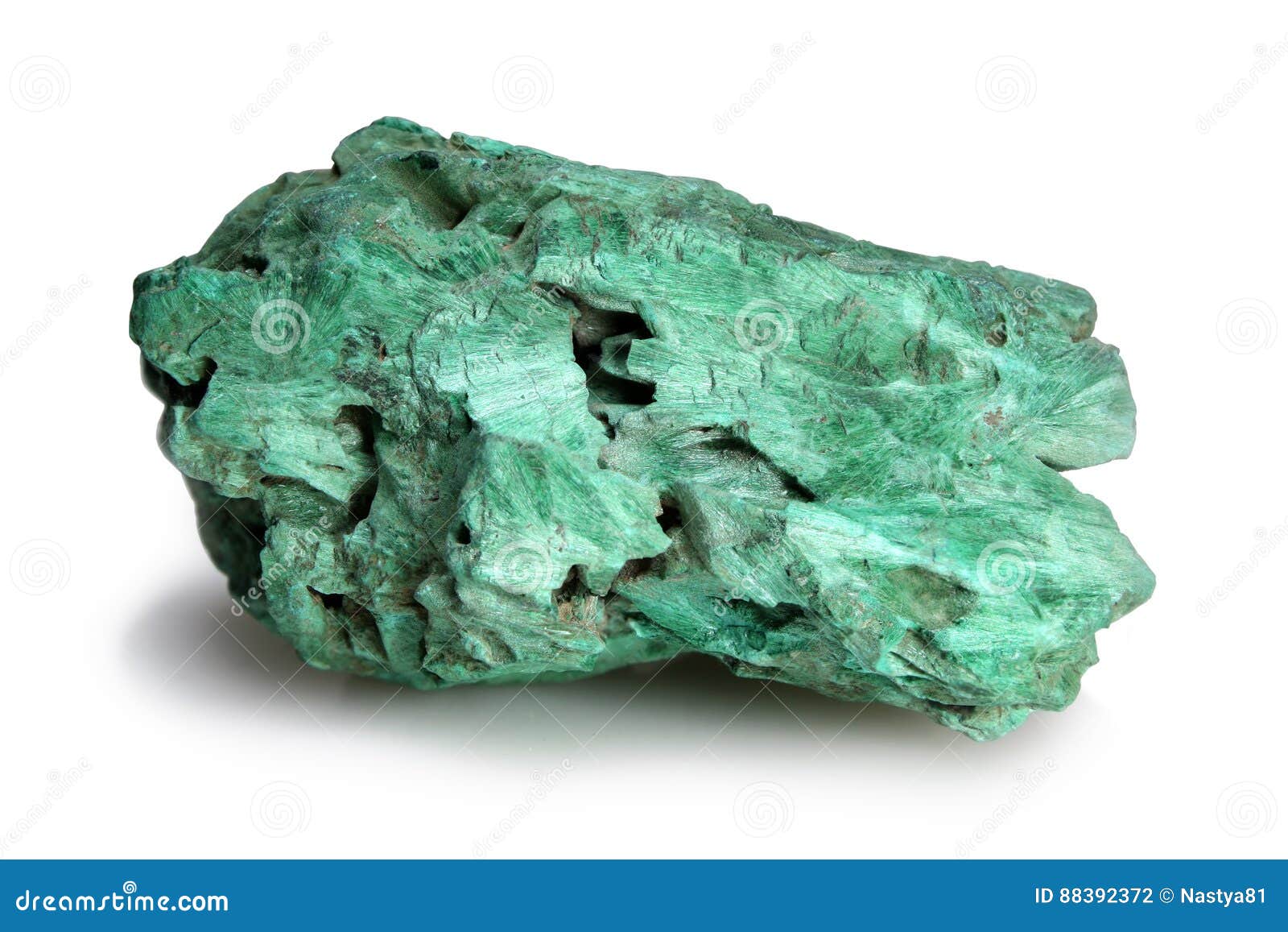 Malachite on white stock photo. Image of material, gift - 88392372