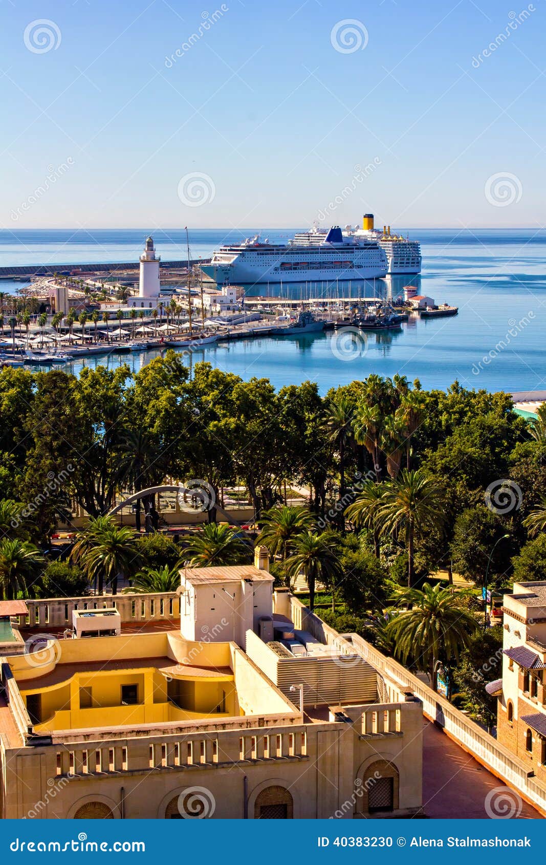 Malaga Harbor, Andalusia, Spain Stock Photo Image of built, culture