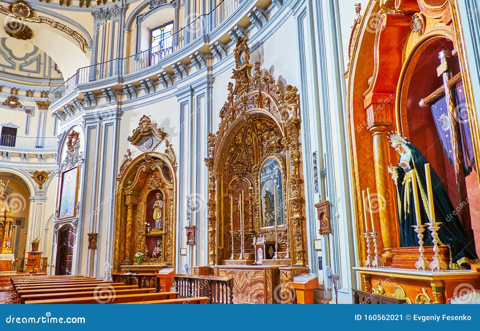 The Chapels of San Felipe Neri Church, Malaga, Spain Editorial Photo -  Image of medieval, christianity: 160562021