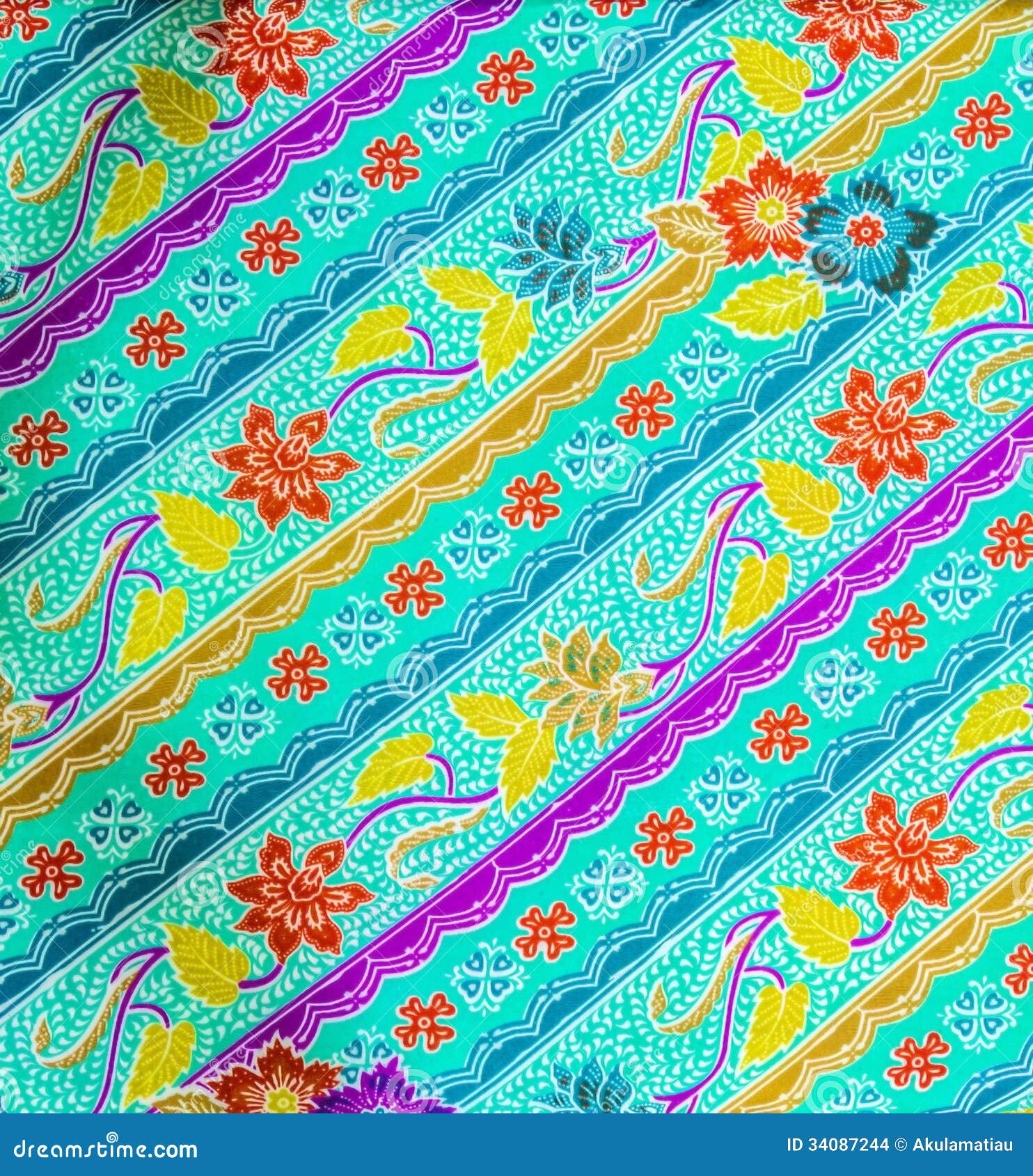 Malaysia Batik Pattern IV Stock Images Image 34087244