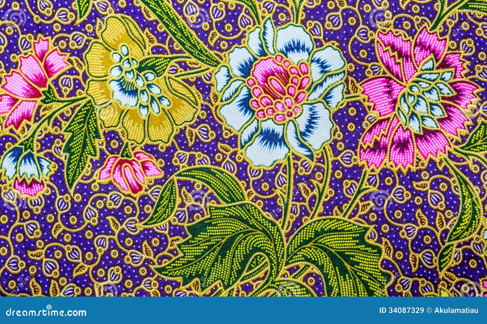 Malaysia Batik Pattern VII stock image. Image of creative 