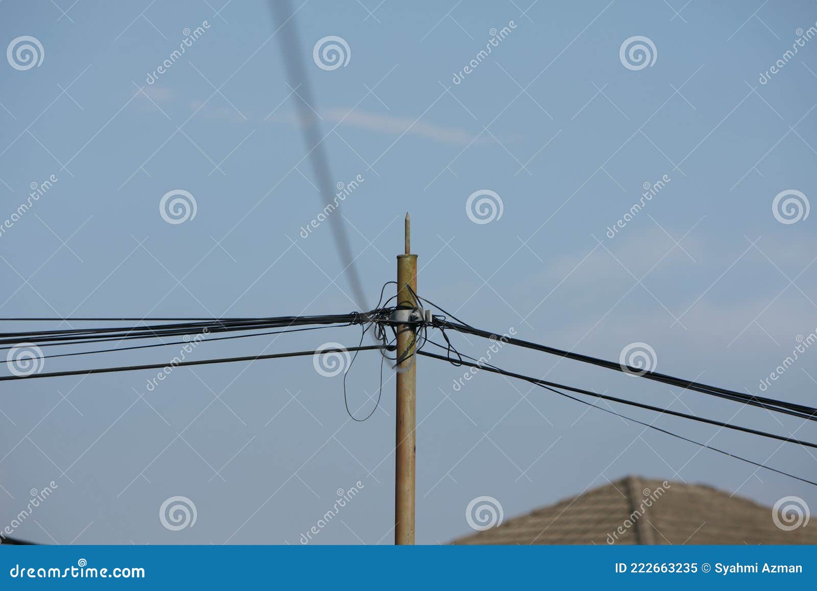 Malaysia Electric Pole and Cable Stock Image Image of jointer, electric 222663235