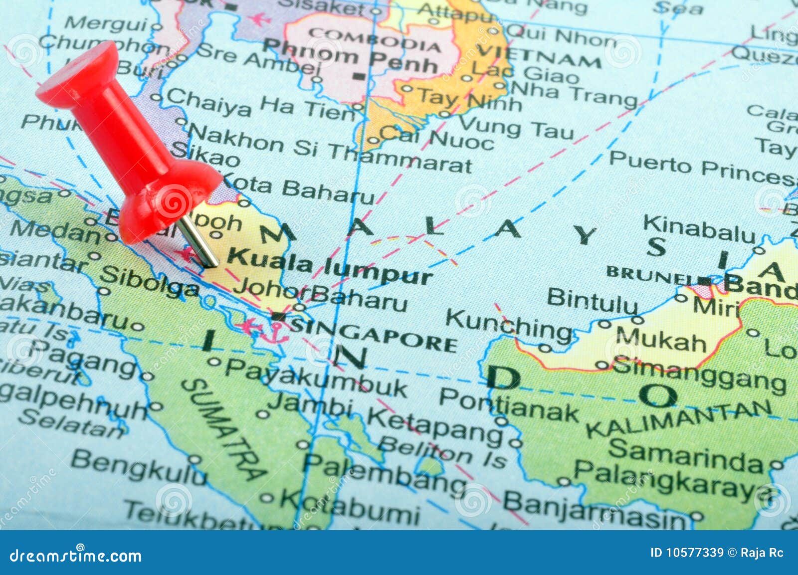 malaysia in map