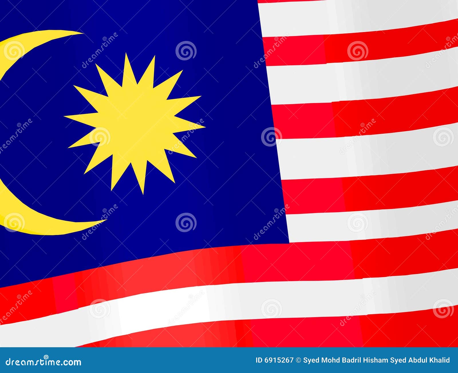 Download Malaysia's flag stock vector. Illustration of icon ...