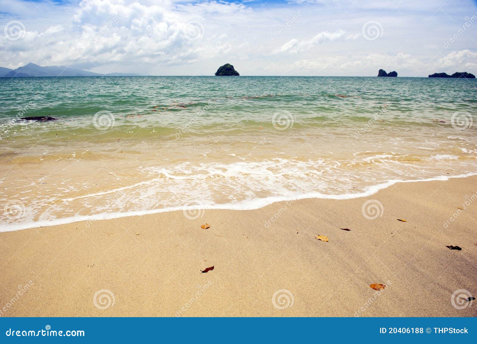 Malaysian Beach stock photo. Image of horizon, landscape 20406188