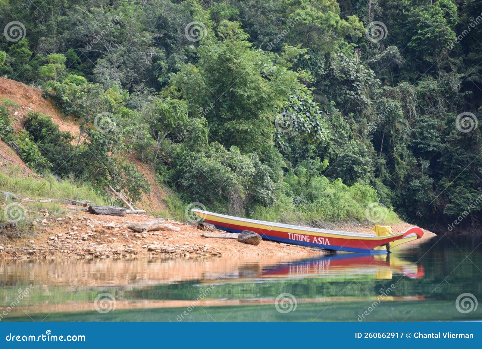 Malaysian Boat on the Water Side Editorial Photography Image of water