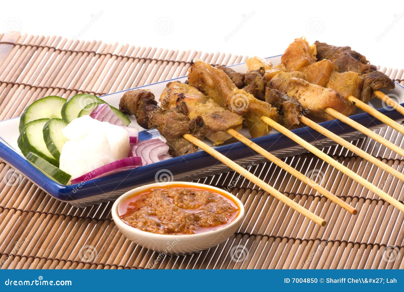 Malaysian Satay stock photo. Image of cooked, innard, food 7004850
