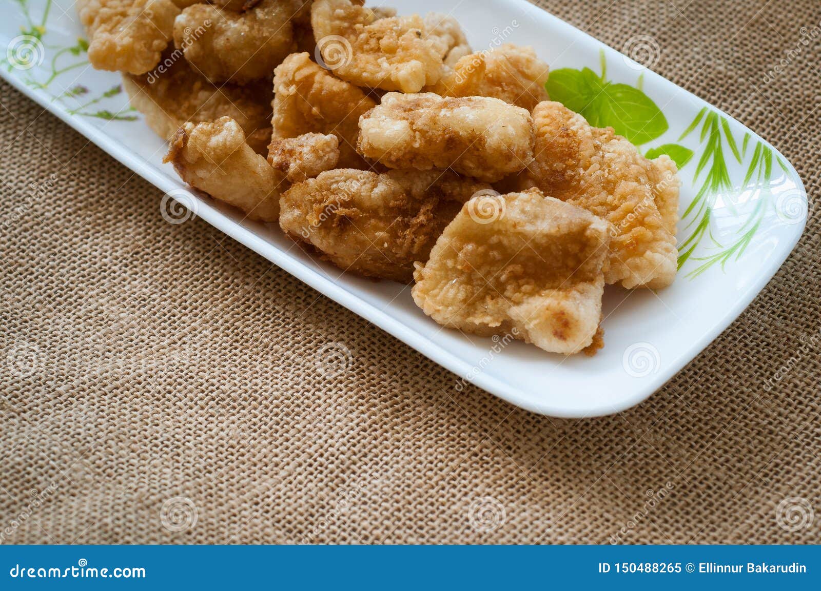 Malaysian Style Battered And Deep Fried Dory Fish Cubes